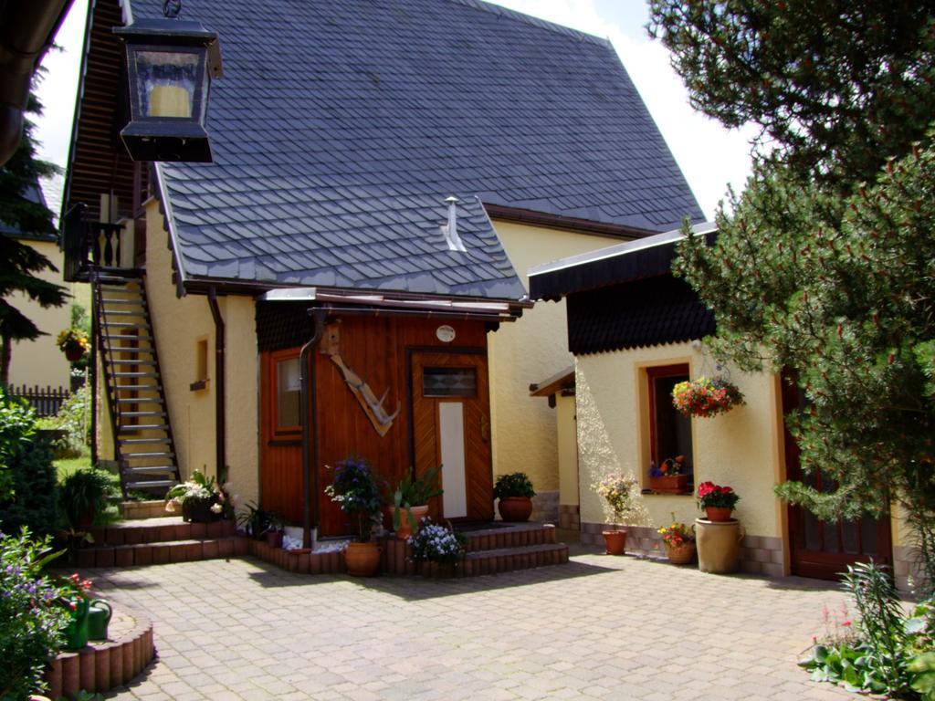 Ferienhaus Erzgebirge "An Der Trebe" Mit Kamin Und Sauna Neuhausen  Cameră foto